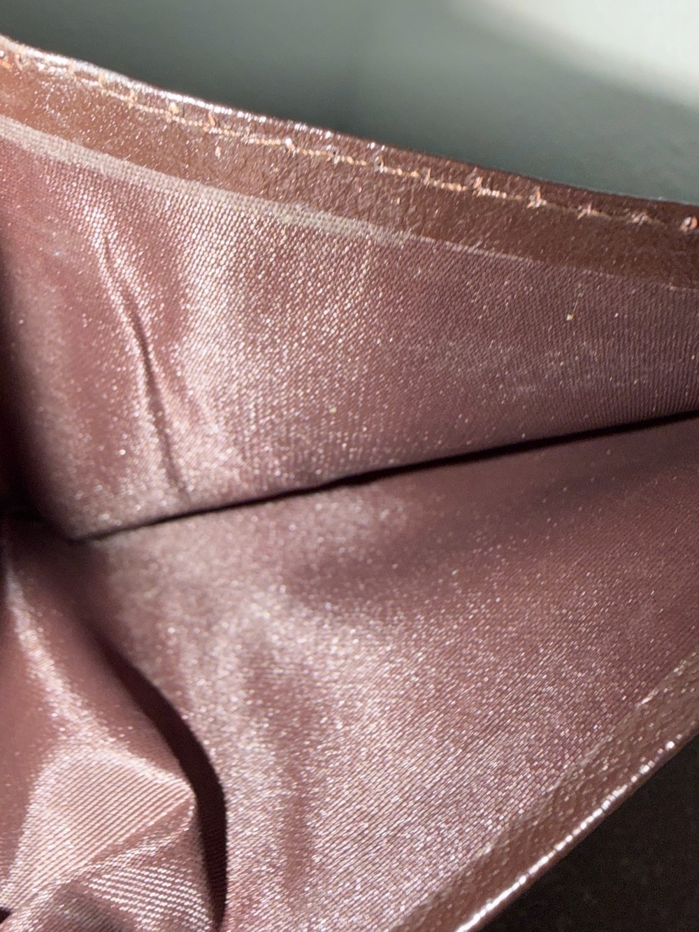 Yves Saint Laurent Vintage Brown Leather Bi-Fold Card Wallet - Picture 12 of 16
